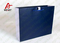 Black Cardboard Paper Personalized Bakery Bags , Custom Printed Favor Bags For Retail