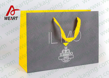 Golden Foil Party Favor Gift Bags , Extra Large Laminated Paper Bags For Packaging