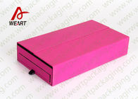 Drawers Type Collapsible Paper Box , Retail Jewelry Cardboard Boxes With Logo