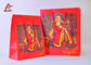 Bolsas de papel lindas de gama alta de la Navidad del color rojo con la laminación del mate de las manijas proveedor