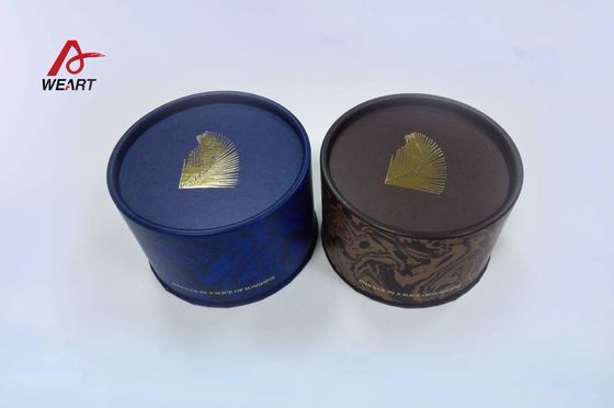 Pequeñas cajas de regalo redondas de sellado calientes superficiales de la joyería para el paquete del anillo, recicladas